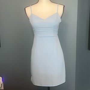 Blue Mini hoco dress